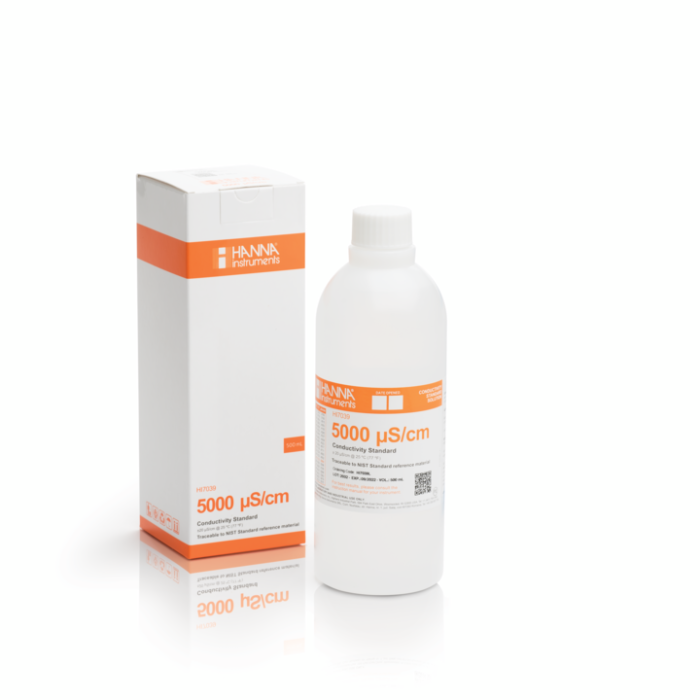 5, 000 µS/cm Conductivity Standard (1 L bottle) – HI7039/1L