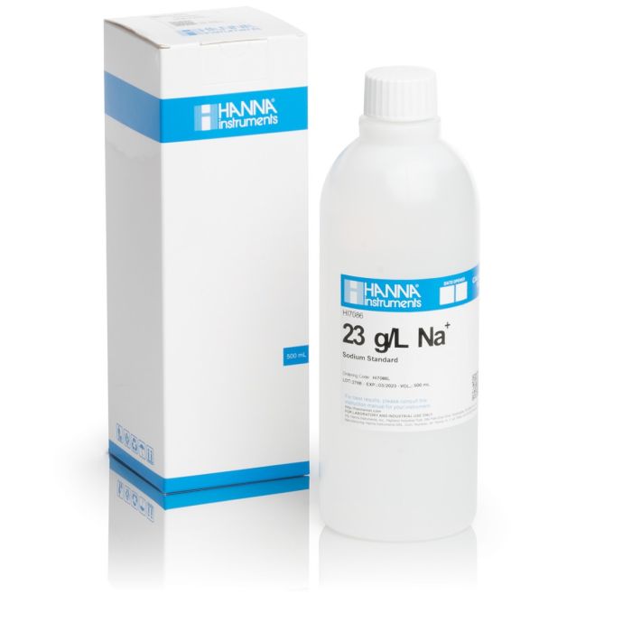 23 g/L Sodium Standard Solution (500 mL) – HI7086L