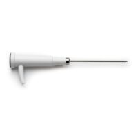General Purpose Penetration Thermistor Probe with Colored Handle - HI762PW -white