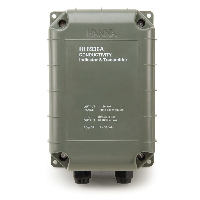 Conductivity Transmitters to use with Four-ring Probe – HI8936-0 to 1999 µS/cm-Without LCD
