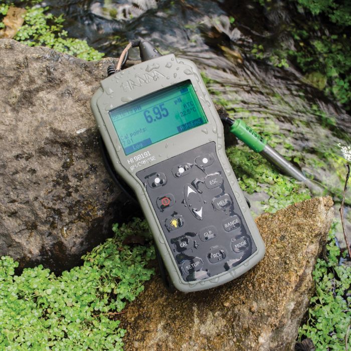 ឧបករណ៍វាស់ pH/ORP/ISE ចល័តមិនជ្រាបទឹកប្រកបដោយវិជ្ជាជីវៈ- HI98191 - Image 3