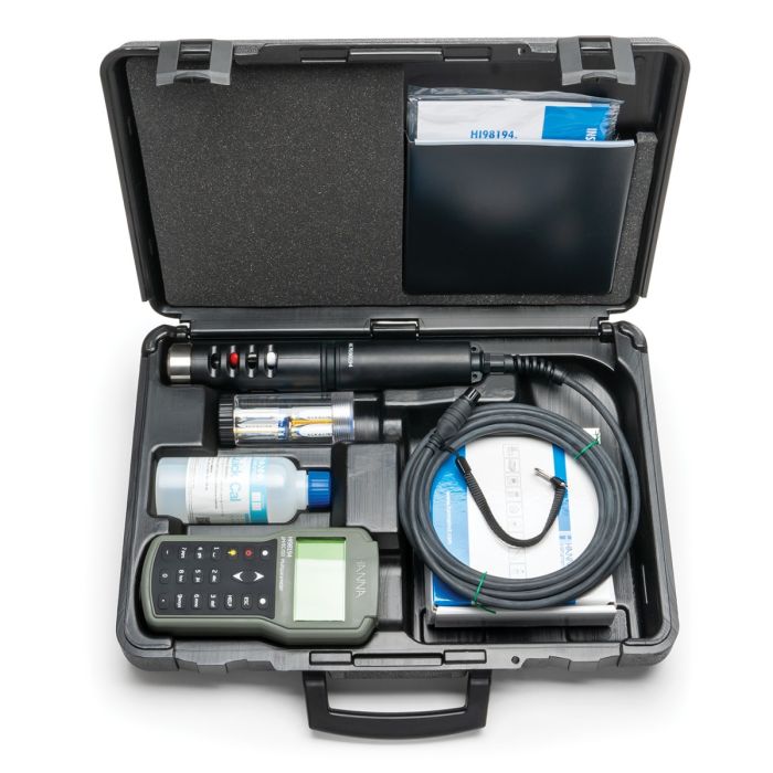 Multiparameter pH/ORP/EC/TDS/Salinity/DO/Pressure/ Temperature Waterproof Meter - HI98194-20m (65.6') - Image 3