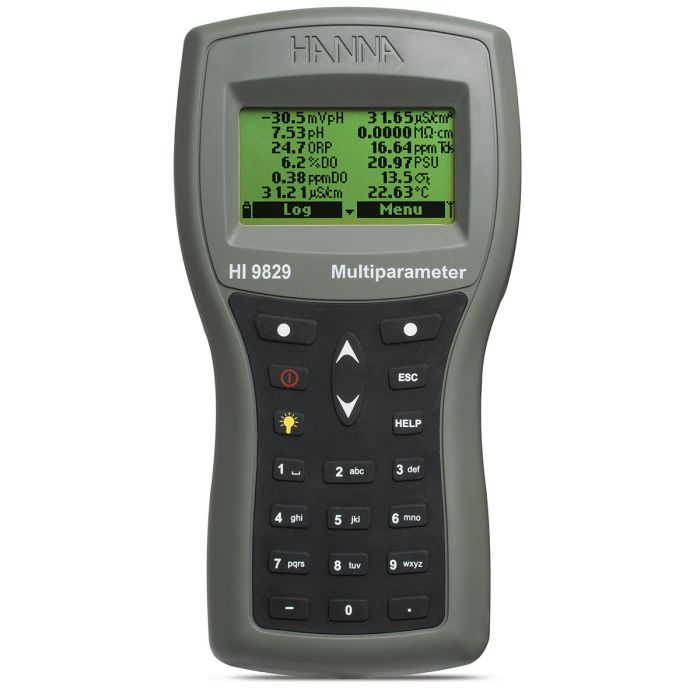 HI9829 Multiparameter pH/ISE/EC/DO/Turbidity Waterproof Meter with GPS option - Image 6